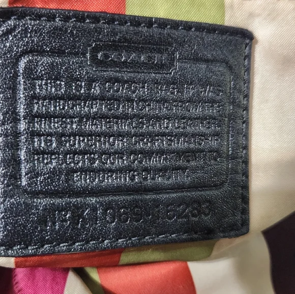 Coach Poppy Black Shimmer Convertible Crossbody - Picture 5 of 16
